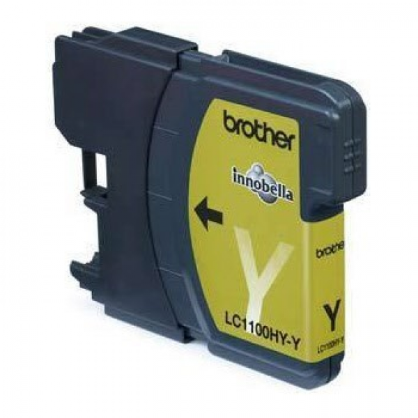 Brother Tintenpatrone gelb LC-1100HYY 0.75K