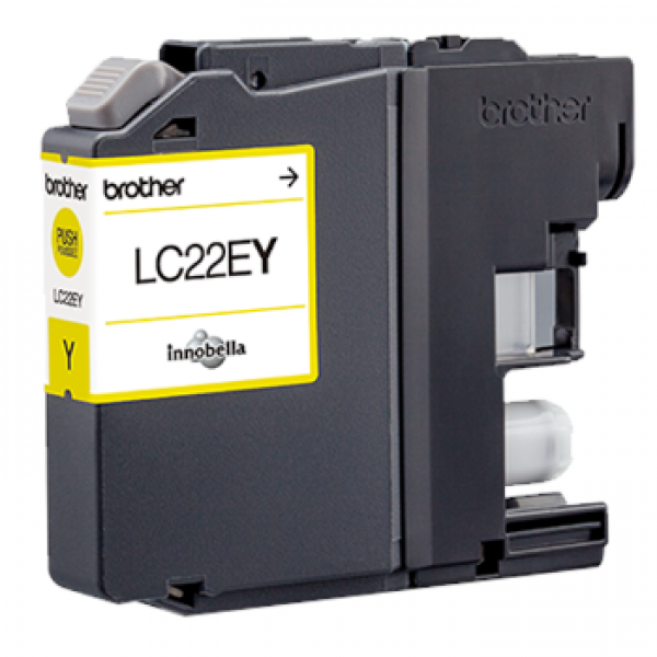 Brother Tintenpatrone gelb LC-22EY 1.2K