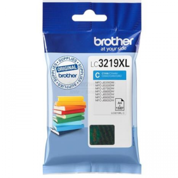 Brother Tintenpatrone cyan LC-3219XLC 1.5K